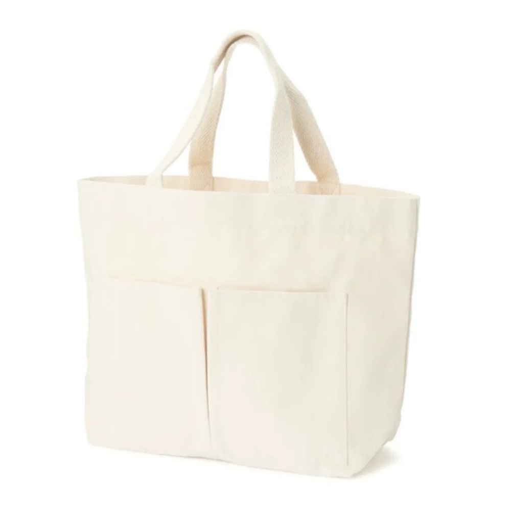 Muji Cream Canvas Tote Bag